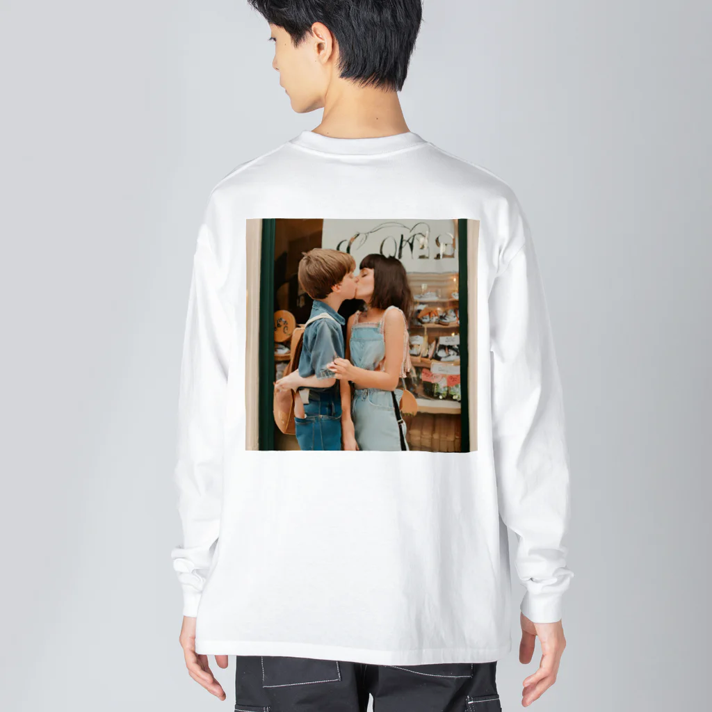 nonsakiのファーストキス ビッグシルエットロングスリーブTシャツ