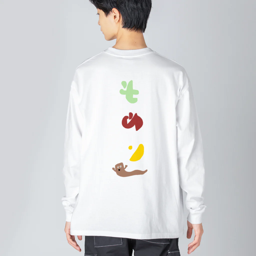 coyachi__のもめんくん ビッグシルエットロングスリーブTシャツ