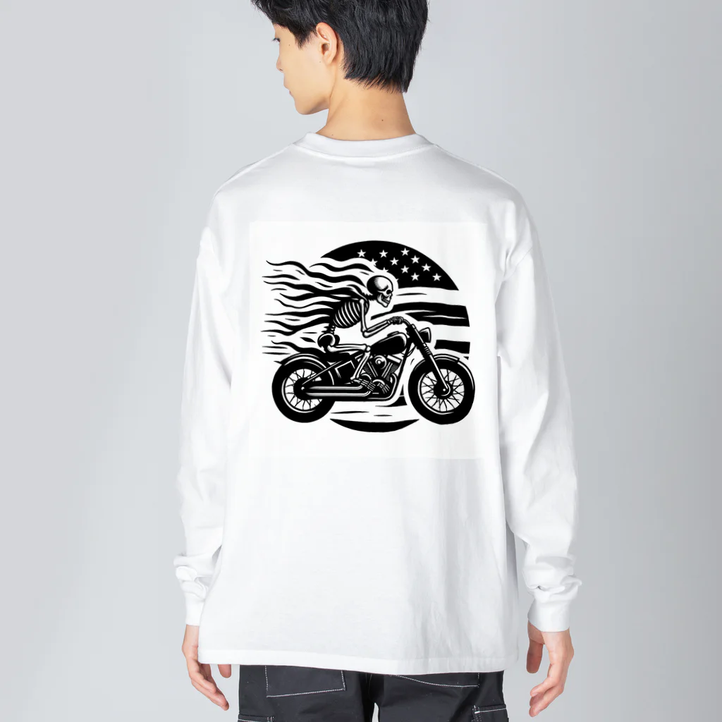 シマのドクロライダー Big Long Sleeve T-Shirt