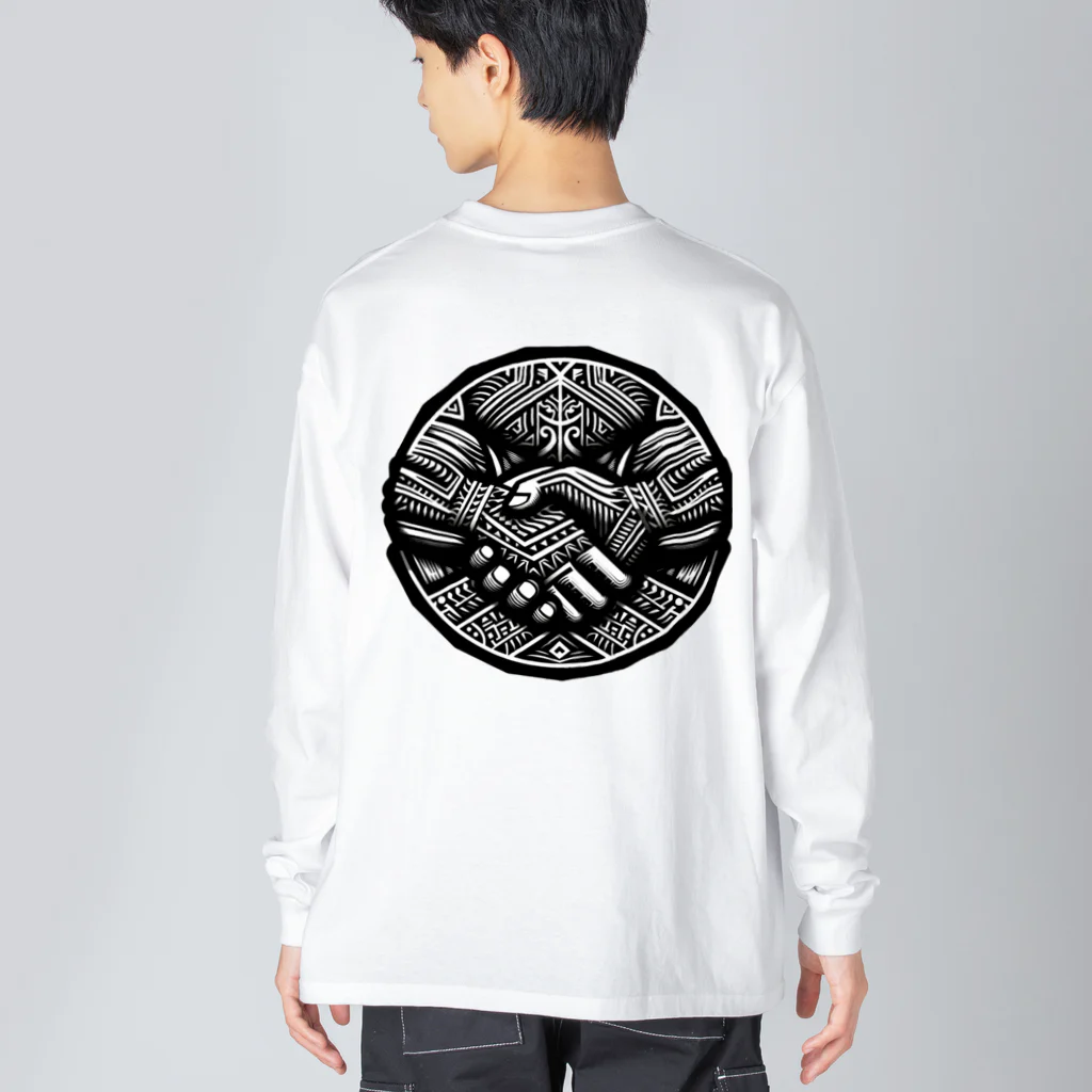 W3(WinWin Wear)のポリたん Big Long Sleeve T-Shirt