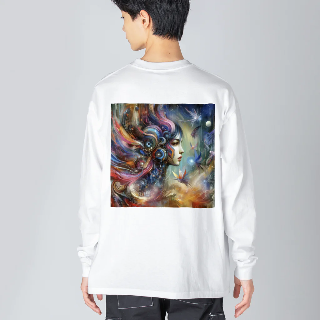 omotiyasandayoの未来女性 Big Long Sleeve T-Shirt