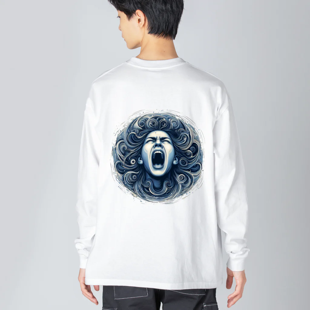 Ｒ WORKSの絶叫 Big Long Sleeve T-Shirt