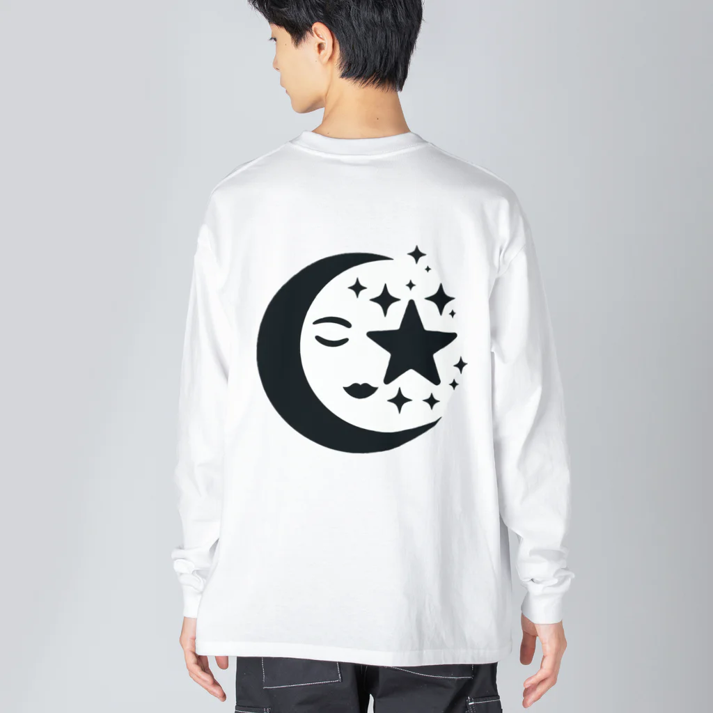 hanahanabiの月 Big Long Sleeve T-Shirt