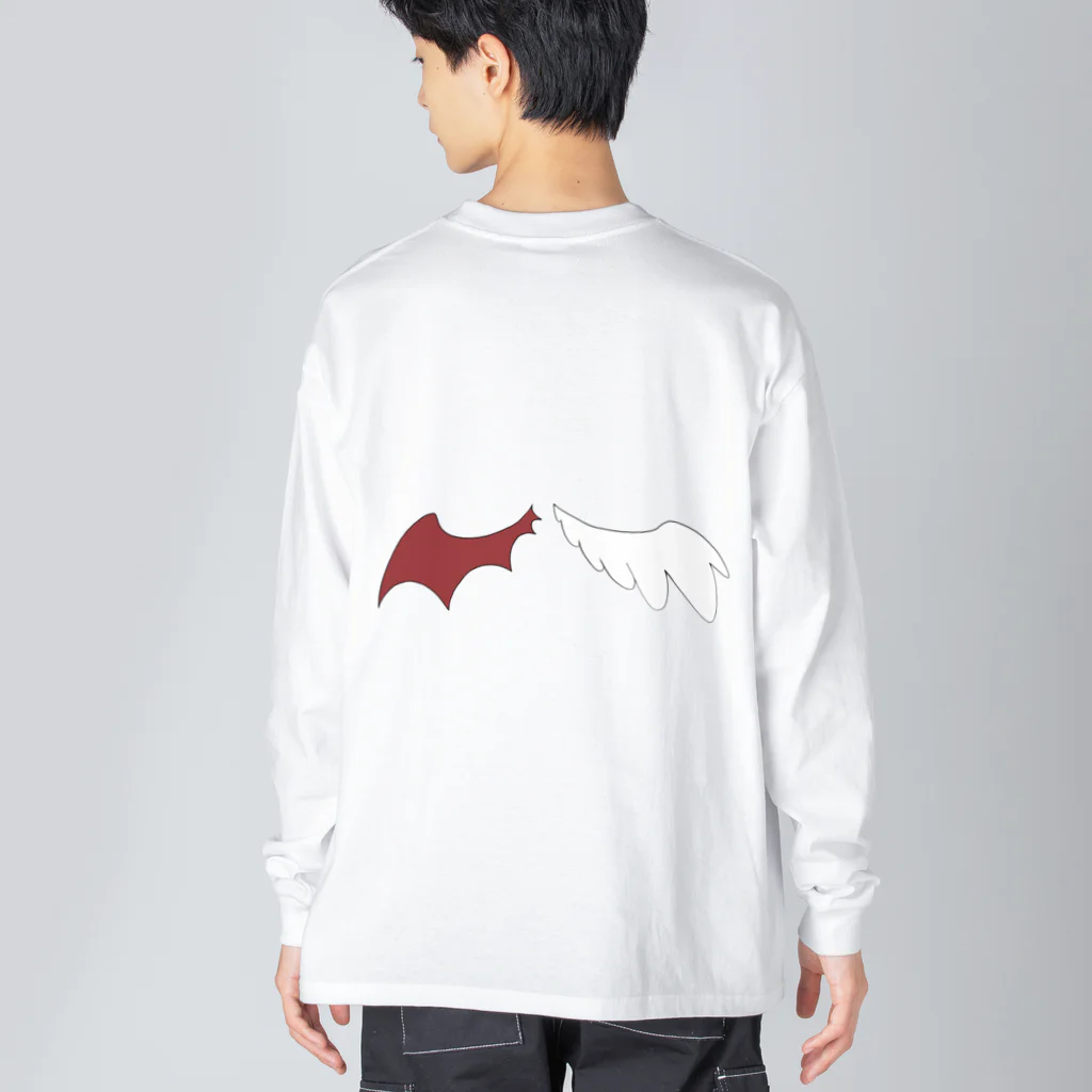 うさぎ喫茶店の天使うさぎと悪魔くま Big Long Sleeve T-Shirt