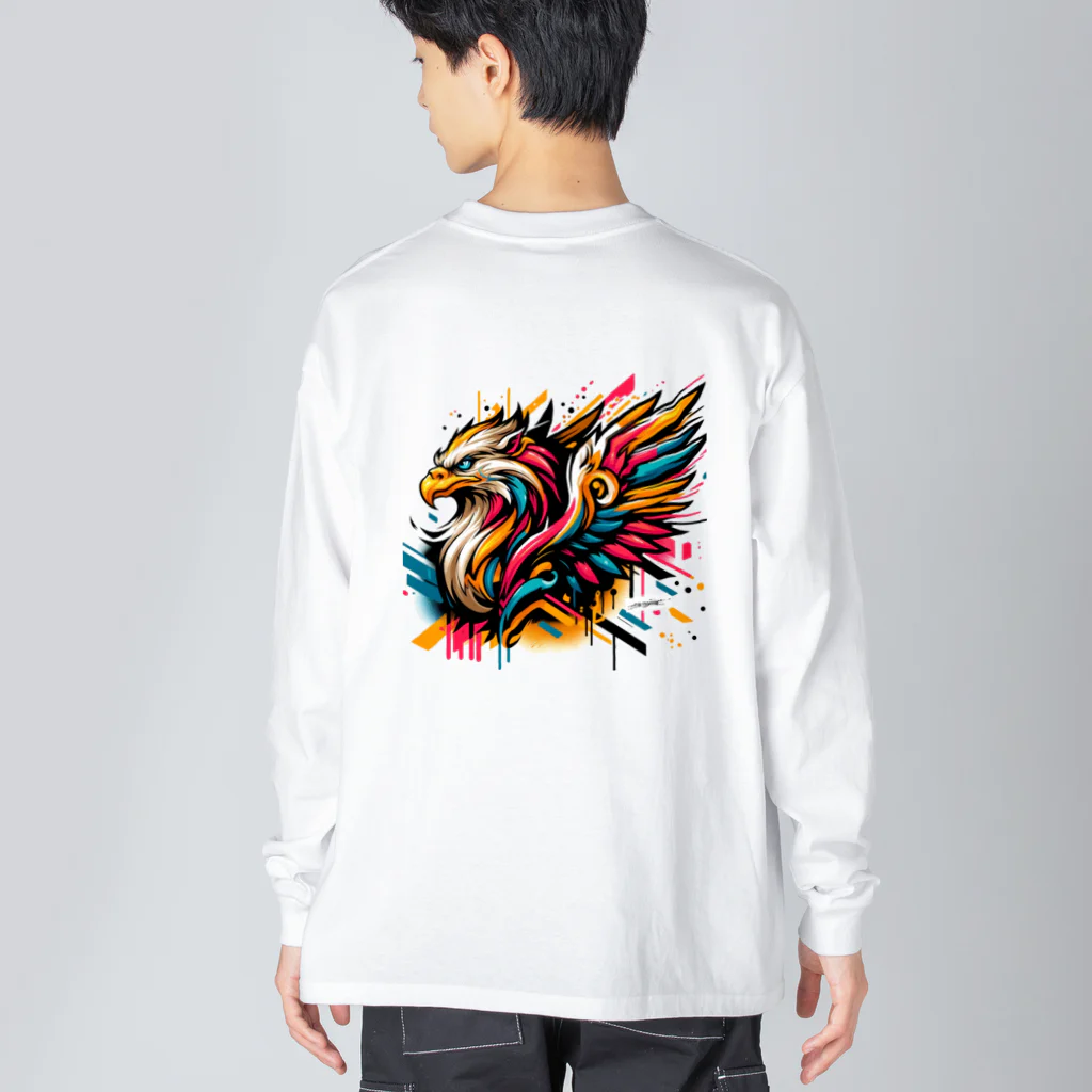 no name...の🦅グラフティ グリフォン🦅 Big Long Sleeve T-Shirt