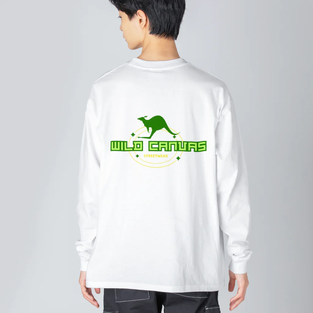 HorizonHuesのワイルドキャンバスフォレスト Big Long Sleeve T-Shirt