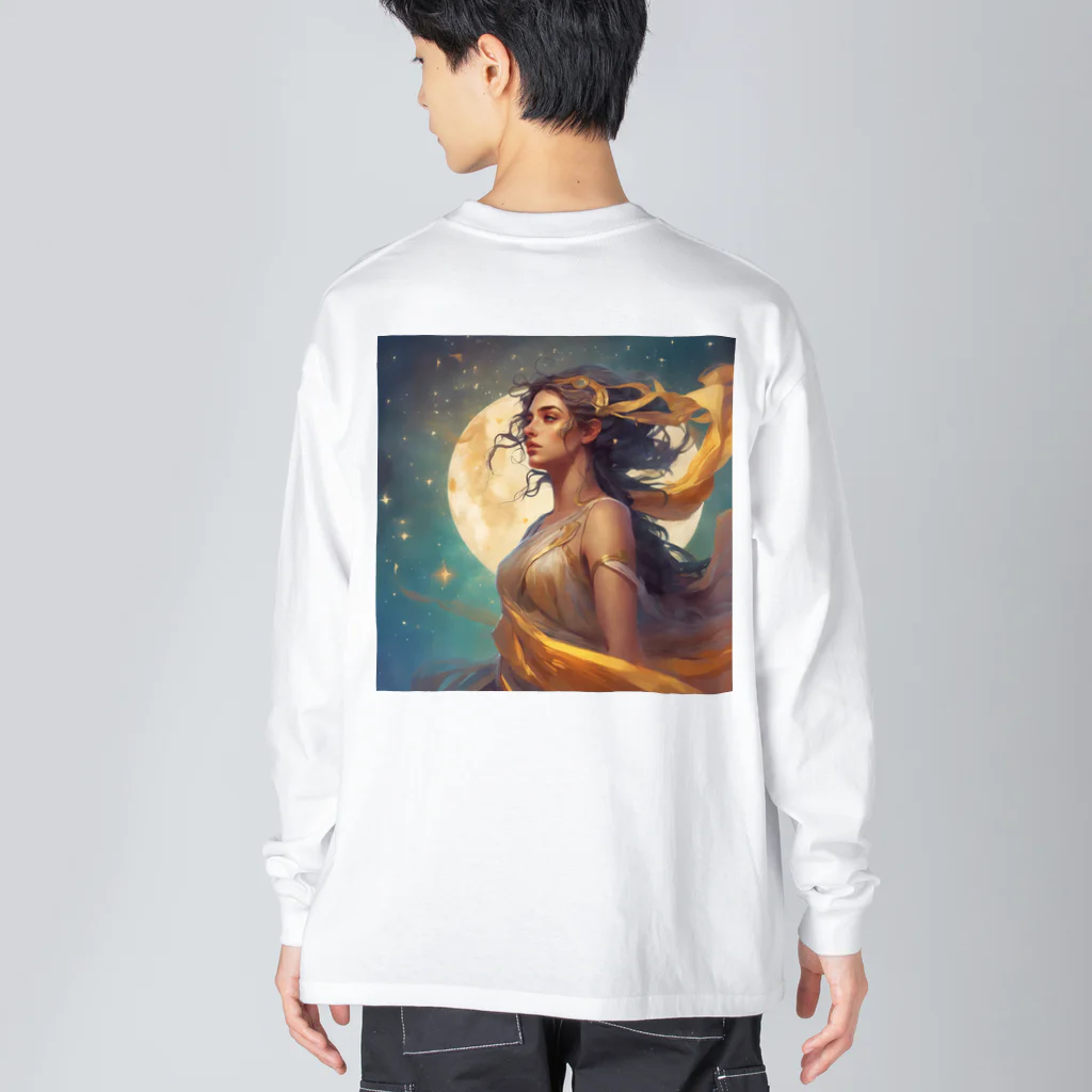 hiro4503のギリシア神話の女性 ビッグシルエットロングスリーブTシャツ