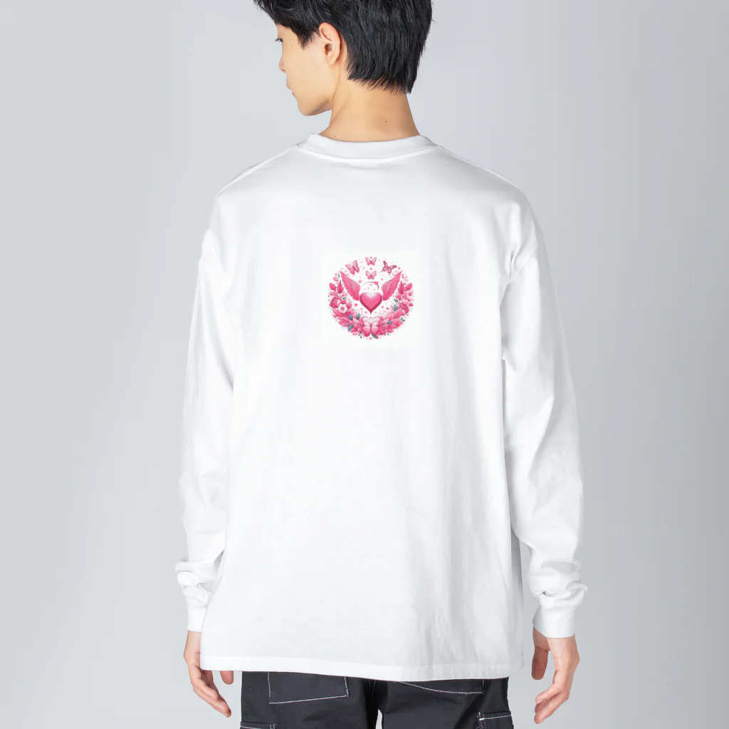 aiai888のふんわりと広がる愛の輪✨ Big Long Sleeve T-Shirt