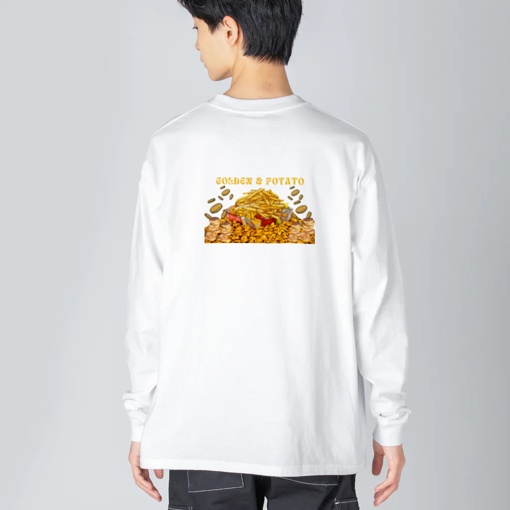 JoyfulMomentsCraftsの黄金とポテト ー Golden and Potato ー Big Long Sleeve T-Shirt