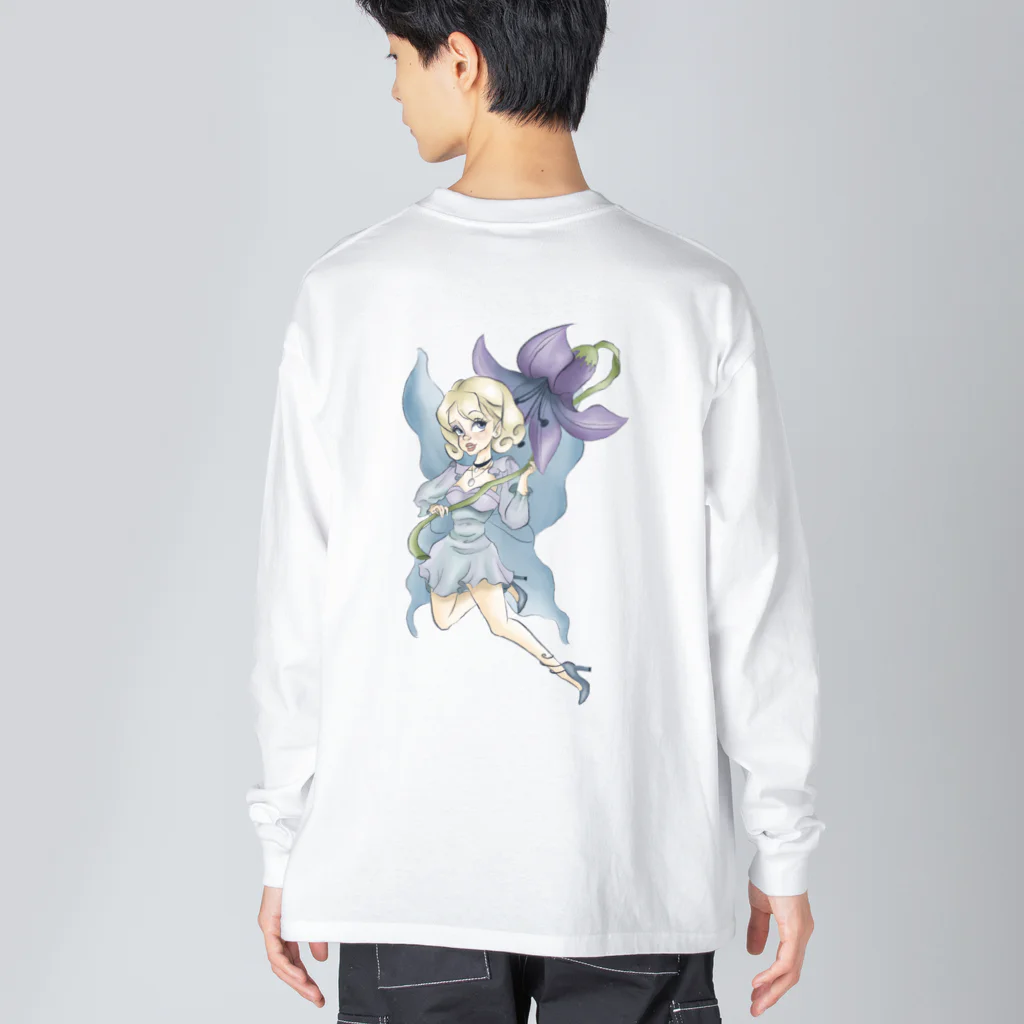 Earl Grey tea timeのCharlotte（シャーロット） Big Long Sleeve T-Shirt