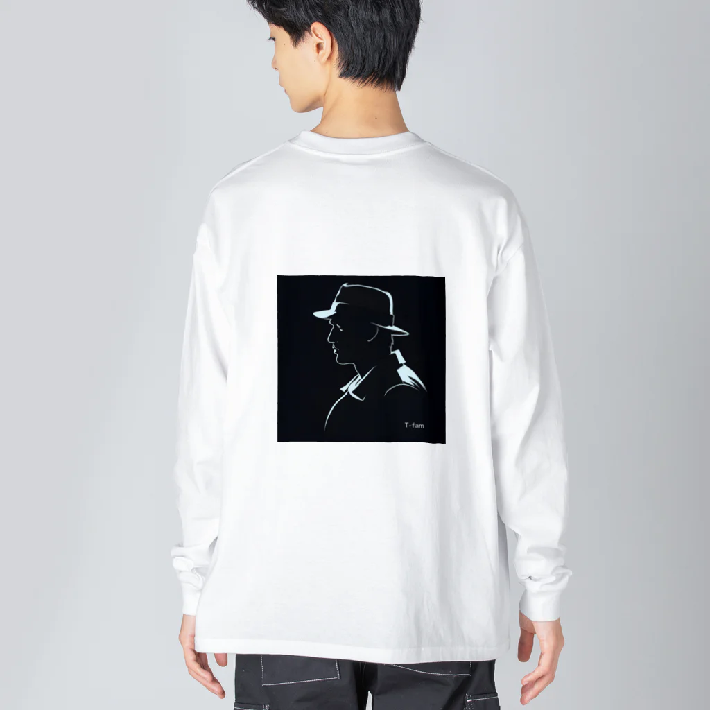 yuyupopo44のSilhouetteStrength Big Long Sleeve T-Shirt