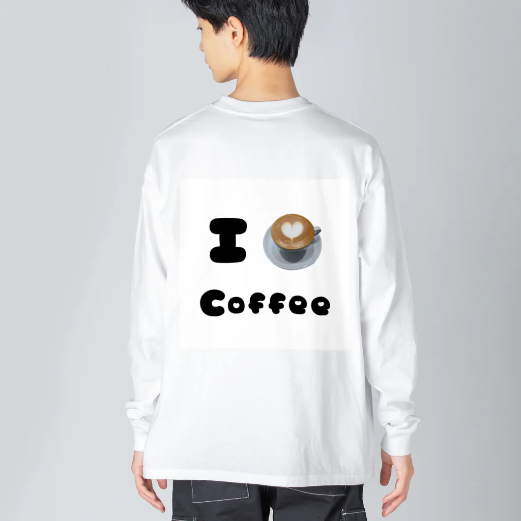 BIMAMECOFFEEのI♡coffee Big Long Sleeve T-Shirt