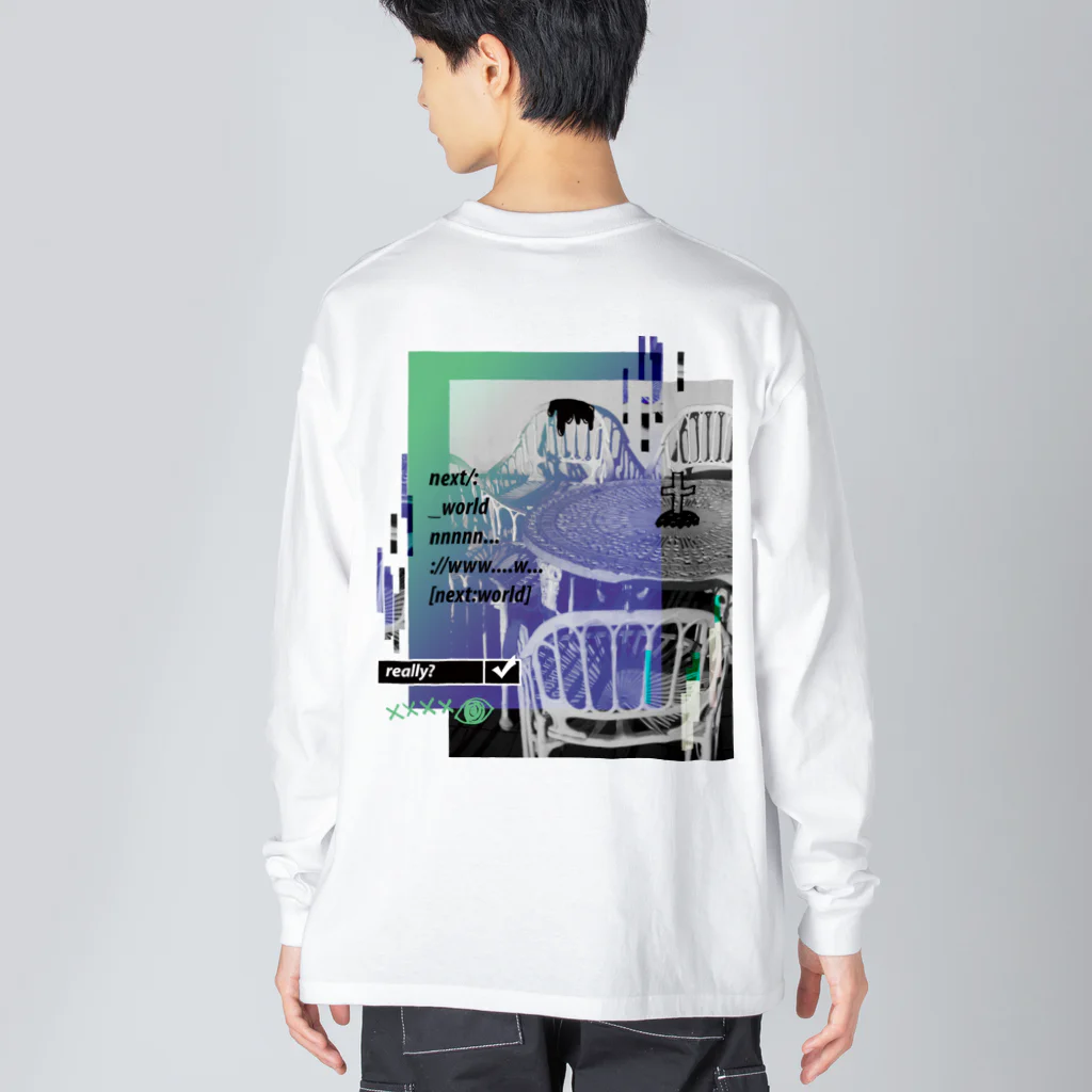 StrangeCapsule（ストレンジカプセル）のnext world (両面) ビッグシルエットロングスリーブTシャツ