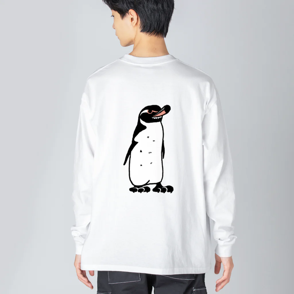 空とぶペンギン舎のガラパゴスペンギンA Big Long Sleeve T-Shirt