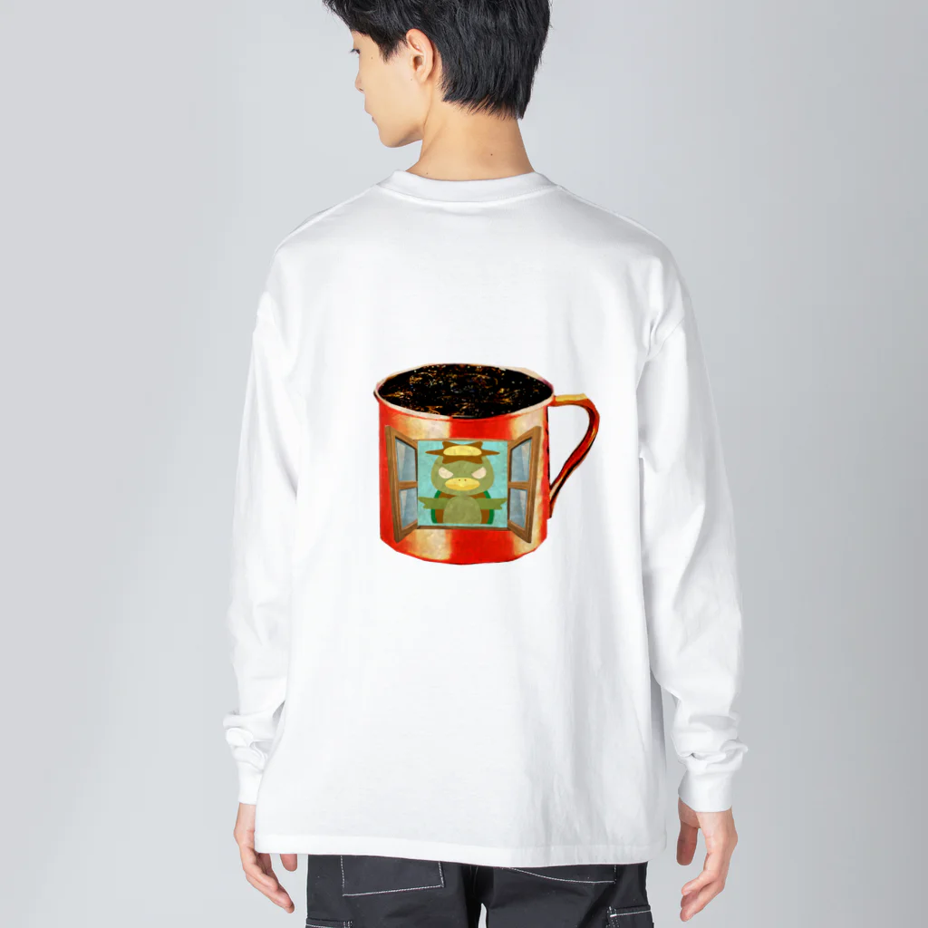 Danke Shoot CoffeeのCopper Cappar ビッグシルエットロングスリーブTシャツ