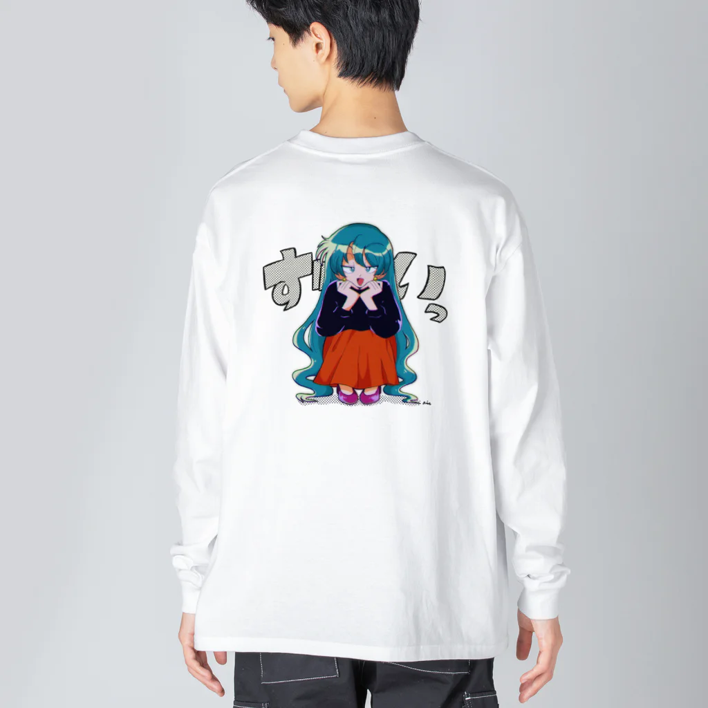 ぬい🐈のずいっ ビッグシルエットロングスリーブTシャツ