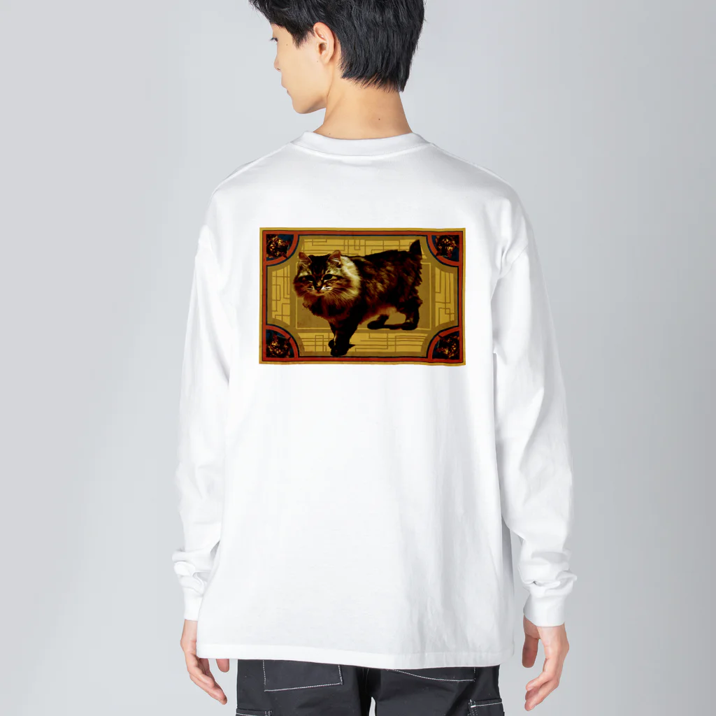 憎悪僧侶の限界集落猫 Big Long Sleeve T-Shirt