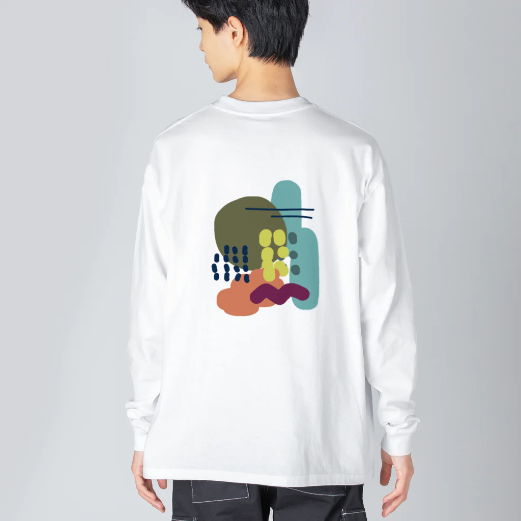 Shiiiisuuuuの天気 ビッグシルエットロングスリーブTシャツ