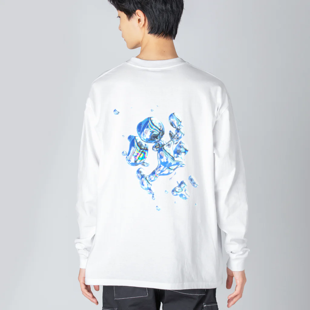 seiseisのCrystal_v1 ビッグシルエットロングスリーブTシャツ