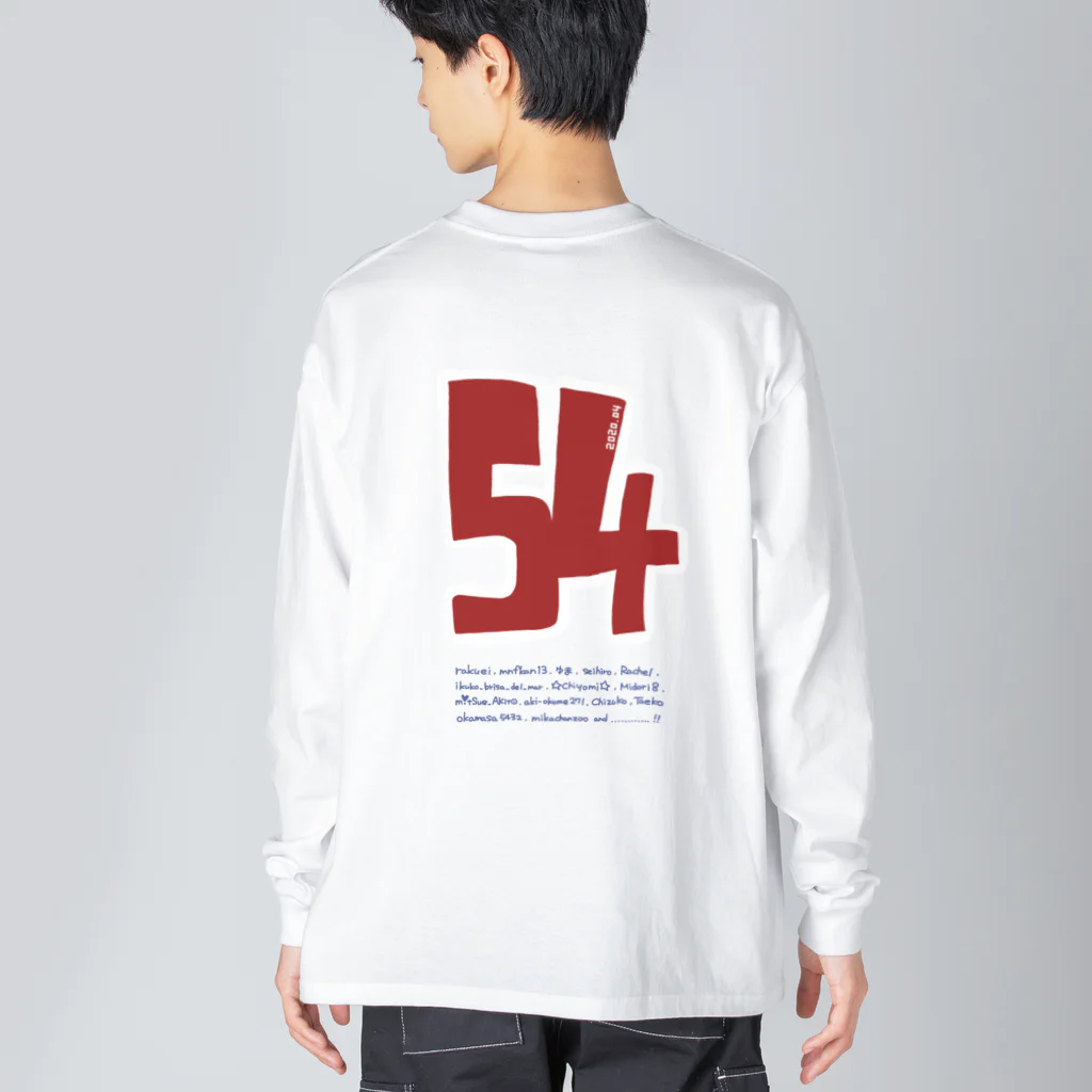 gogoteam54のみんなで作った54T🌏・フチなし ビッグシルエットロングスリーブTシャツ