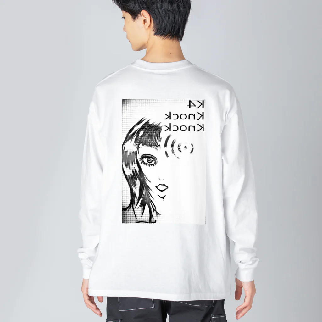 帽子屋のK4knockknock ビッグシルエットロングスリーブTシャツ