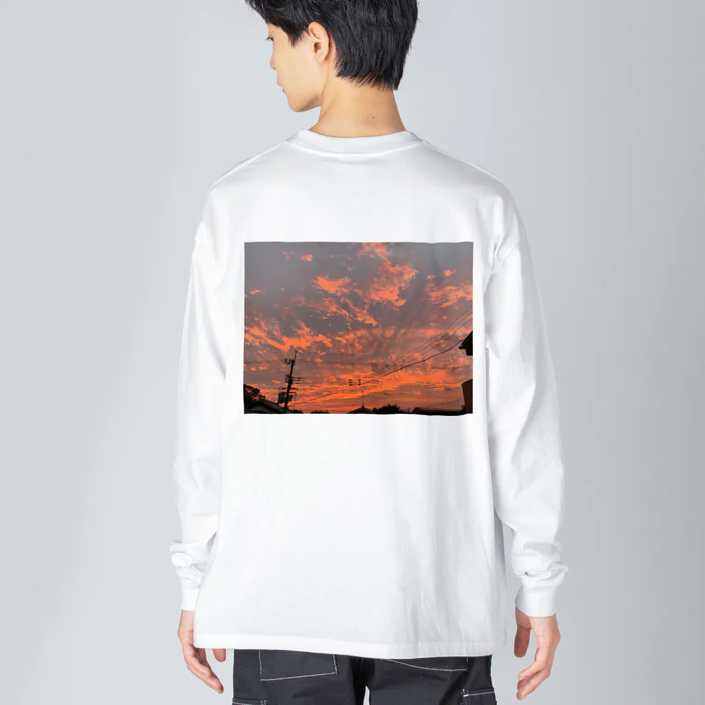 610さんの秋の夕焼け Big Long Sleeve T-Shirt