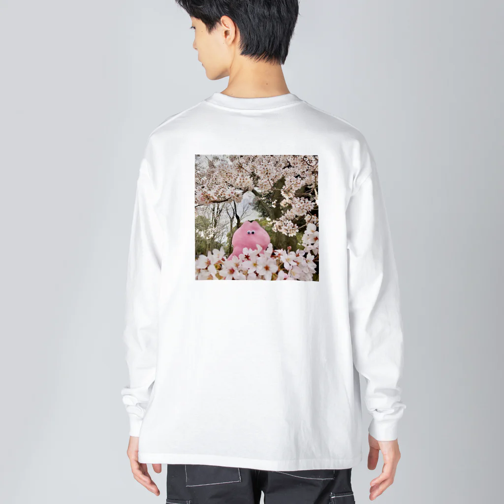 ウサコクリエイトの桜うさこロンT ビッグシルエットロングスリーブTシャツ