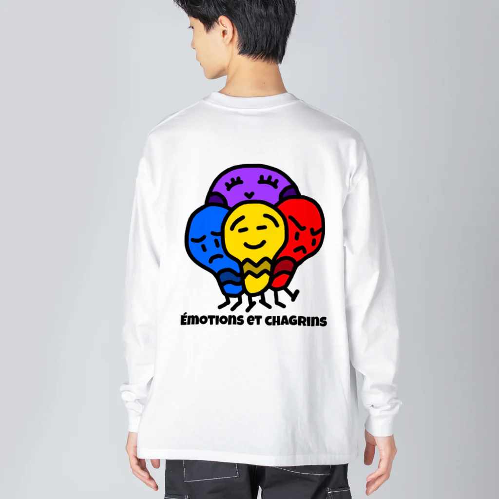 seulepossibilityの喜怒哀楽米商 Big Long Sleeve T-Shirt