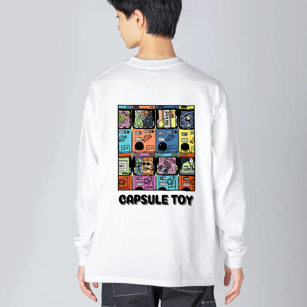 ちくわのいそべあげのCAPSULE TOY Big Long Sleeve T-Shirt