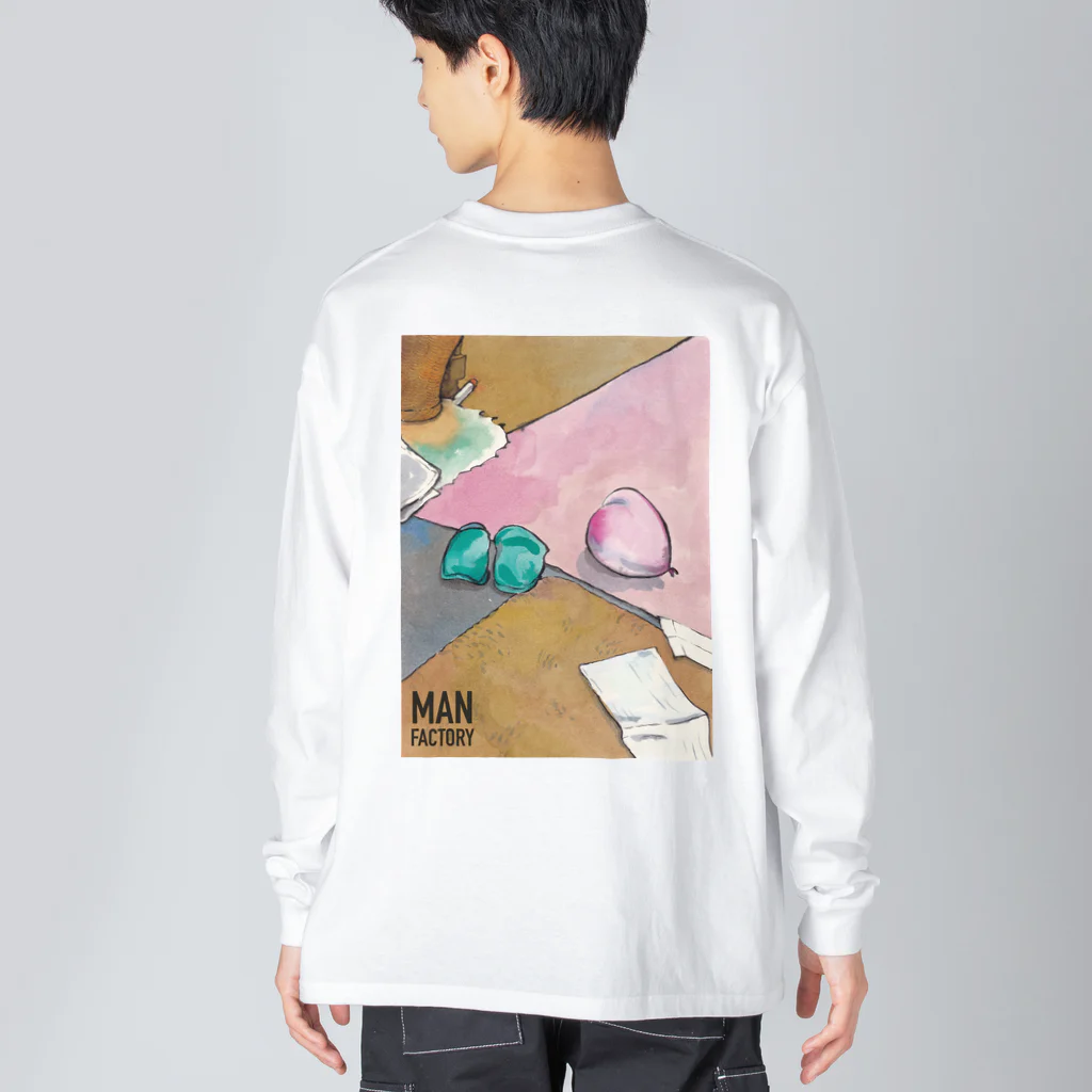 MAN FACTORYの脳内日記 〜 もも ？〜 Big Long Sleeve T-Shirt