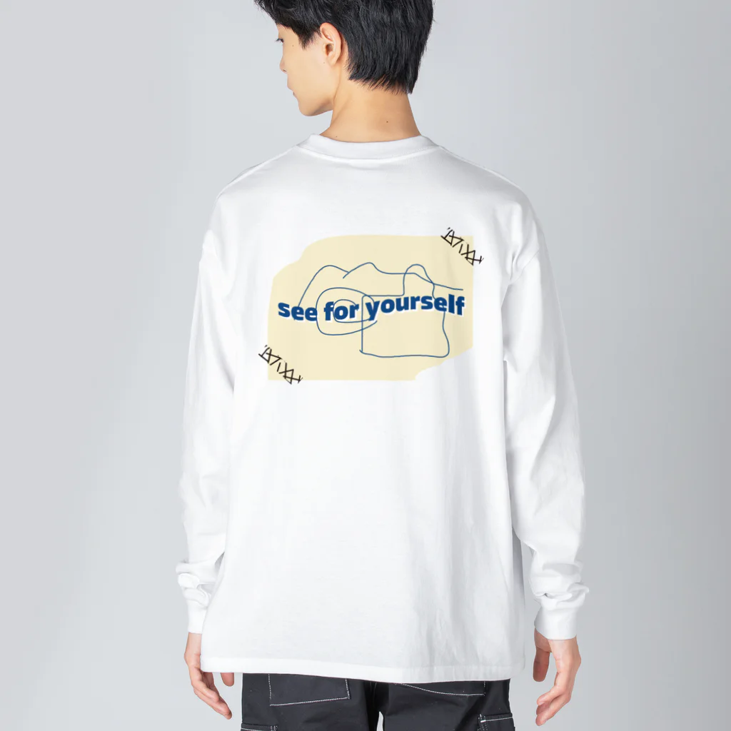 0012 AMKRのsee for yourself Big Long Sleeve T-Shirt