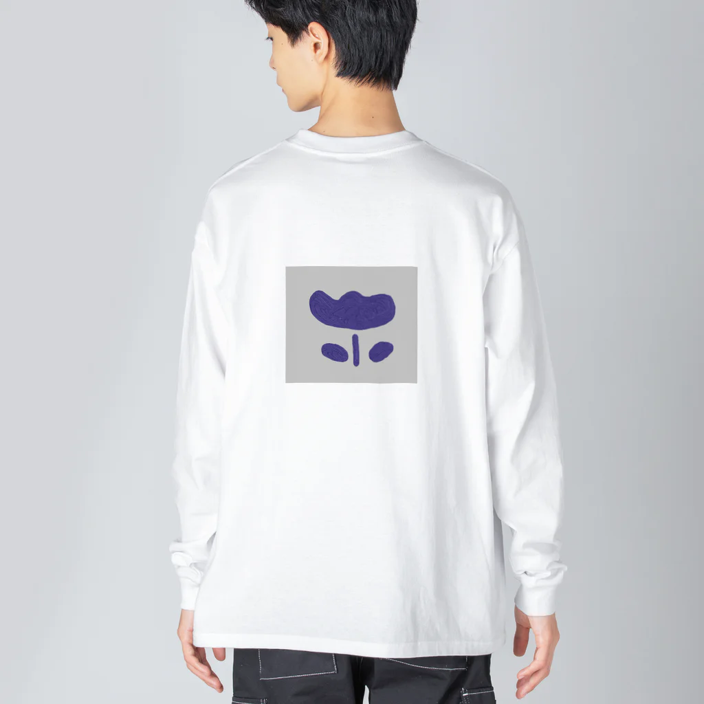 アオイのシンプルなゆるいお花ちゃんグッズ２ Big Long Sleeve T-Shirt