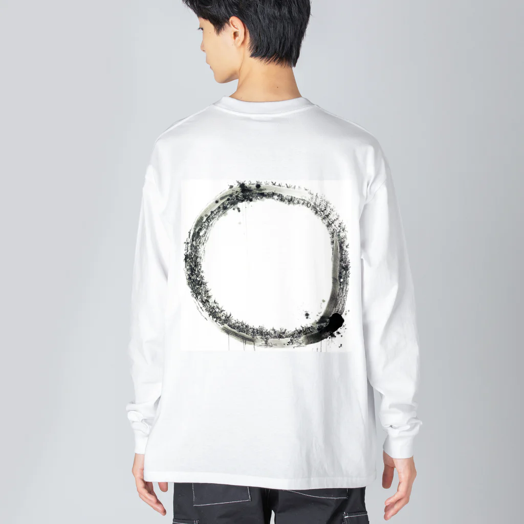 西垣肇也樹のオリジナルグッズの蜿蜿長蛇 右 長袖衣 Big Long Sleeve T-Shirt