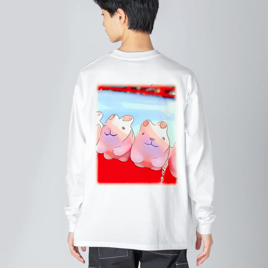 きだの神社のうさぴょん Big Long Sleeve T-Shirt