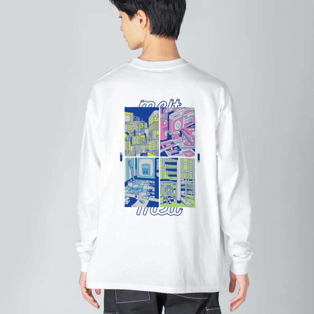 みずののmelt_longT ビッグシルエットロングスリーブTシャツ