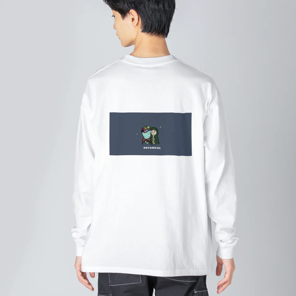 okomeのボタニカルな女の子！ Big Long Sleeve T-Shirt