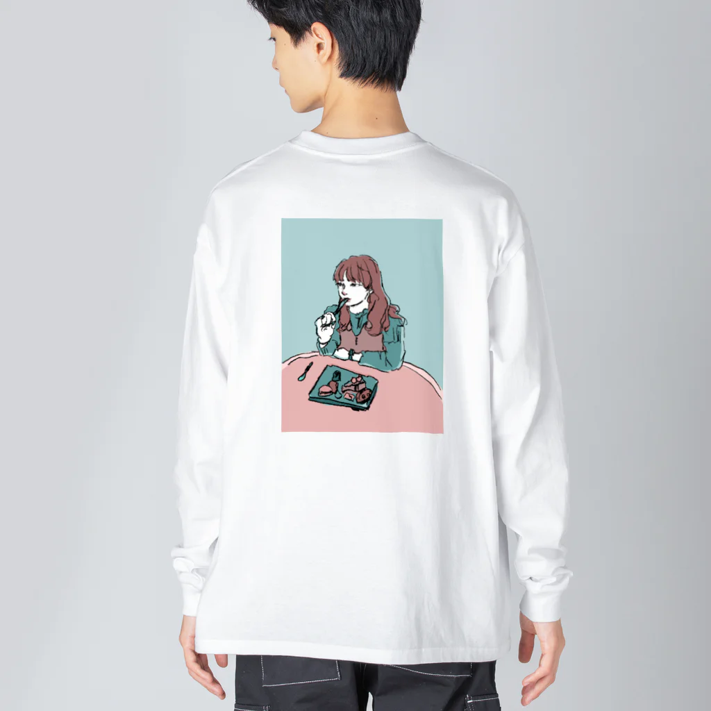 はげまるの甘味 Big Long Sleeve T-Shirt