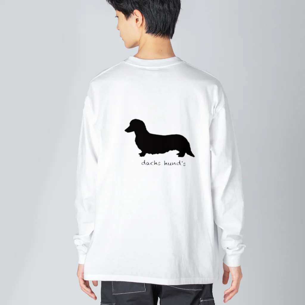 dog house RadishのDACHSHUND ビッグシルエットロングスリーブTシャツ