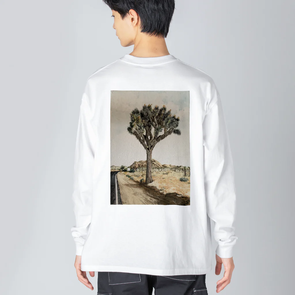 yukiiii1992のJoshuatreeart サボテン cactus ビッグシルエットロングスリーブTシャツ