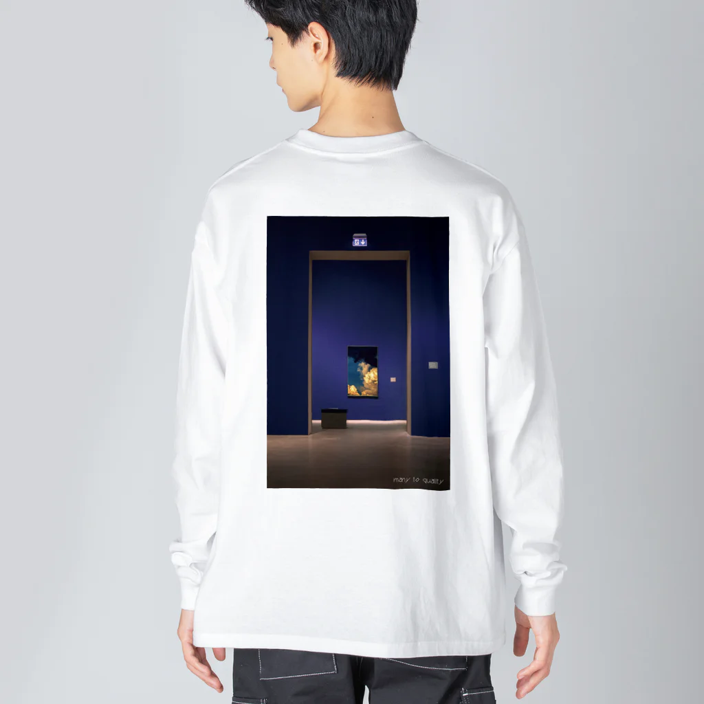 many to qualityのart gallery ビッグシルエットロングスリーブTシャツ