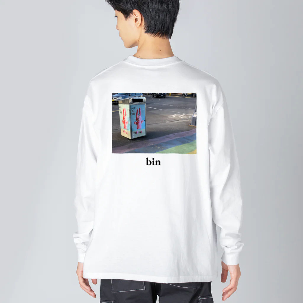 Samantha Kyus Studioのビンはbinに捨てましょう Big Long Sleeve T-Shirt