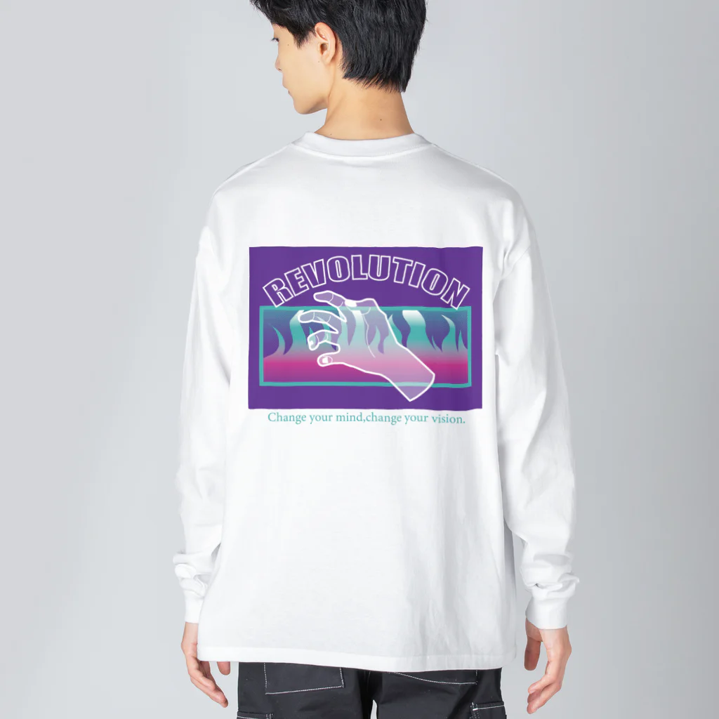 ビビビビット‼︎🧠⚡️のVARY ビッグシルエットロングスリーブTシャツ