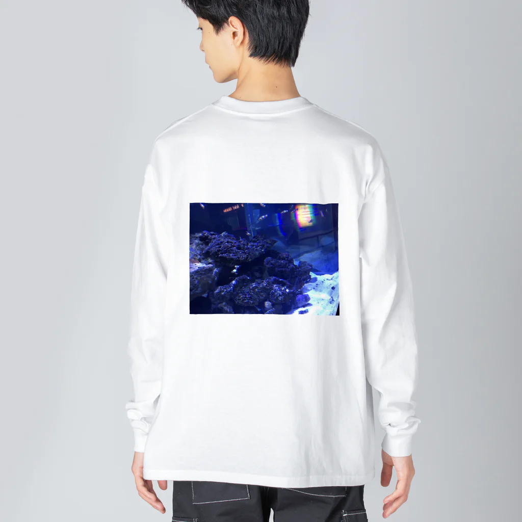 mのBLUE Big Long Sleeve T-Shirt