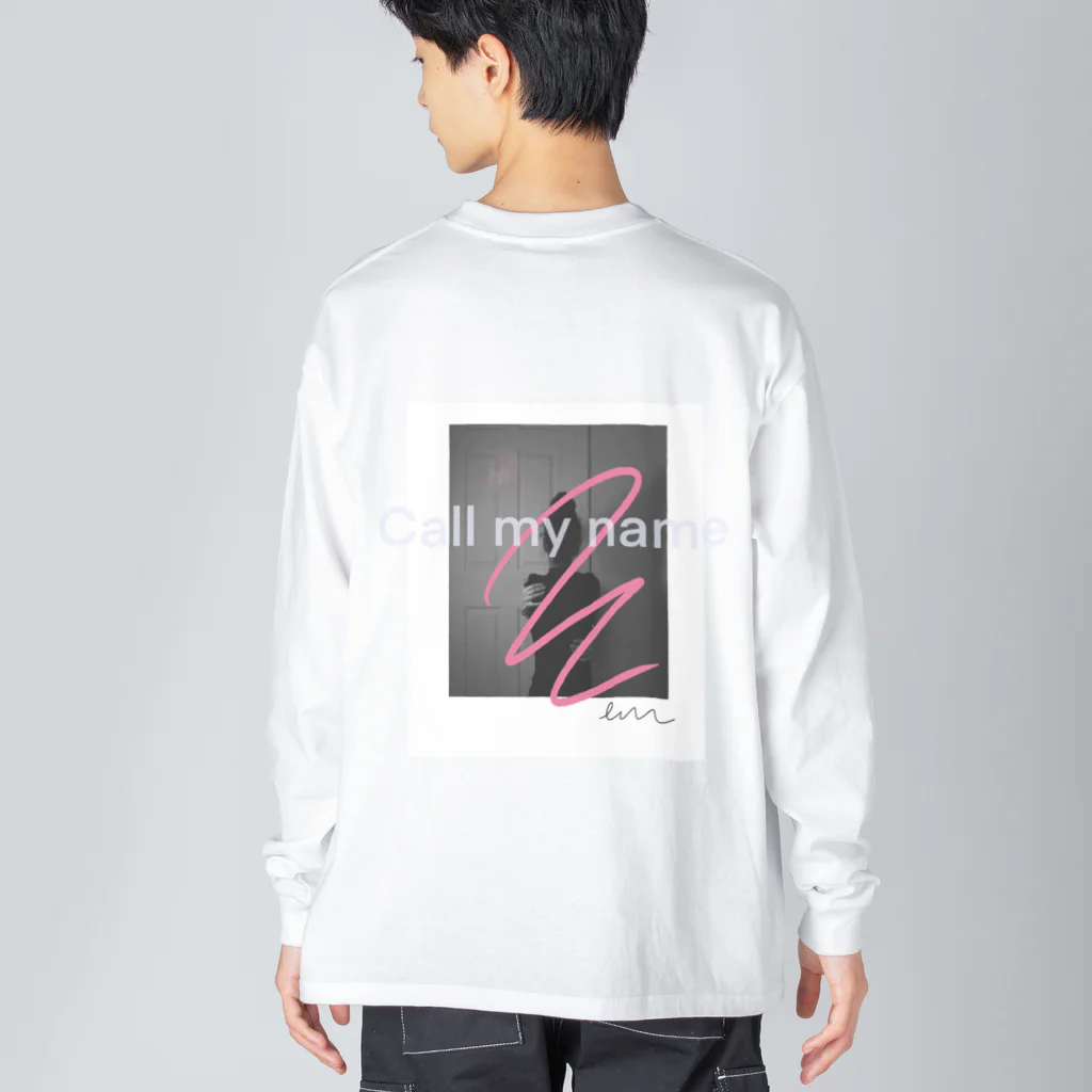 Emu createのJust call my name ビッグシルエットロングスリーブTシャツ