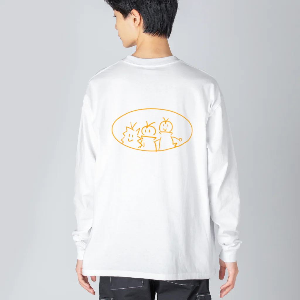 トゲアリトゲナシトゲトゲ / siver_kasiwamotiのビッグシルエットロングスリーブTシャツ通販 ∞ SUZURI（スズリ）