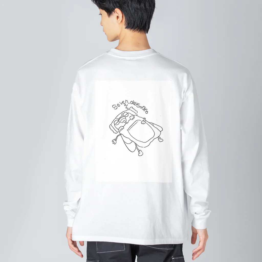 みんながんばってるの夏をサボった蝉ちゃん Big Long Sleeve T-Shirt