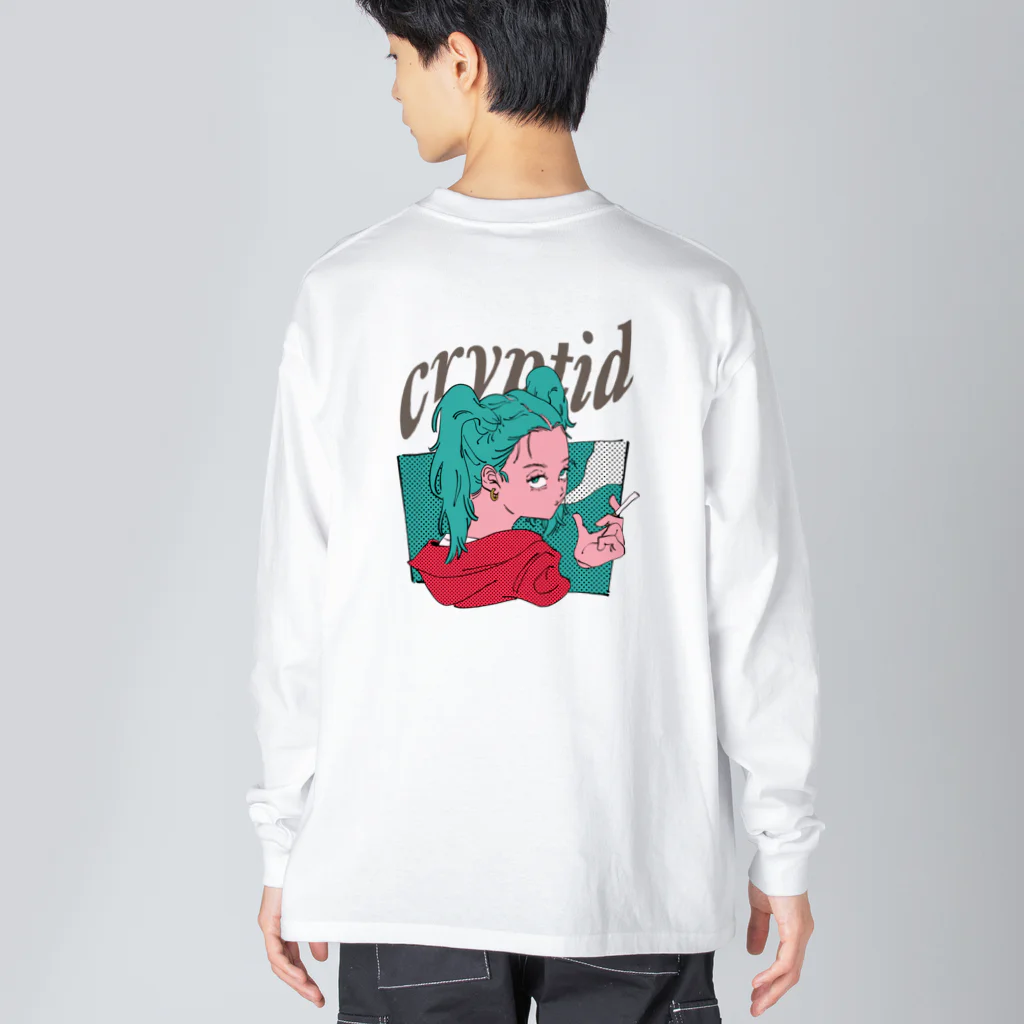 Cryptidのcryptid smoke girl ビッグシルエットロングスリーブTシャツ