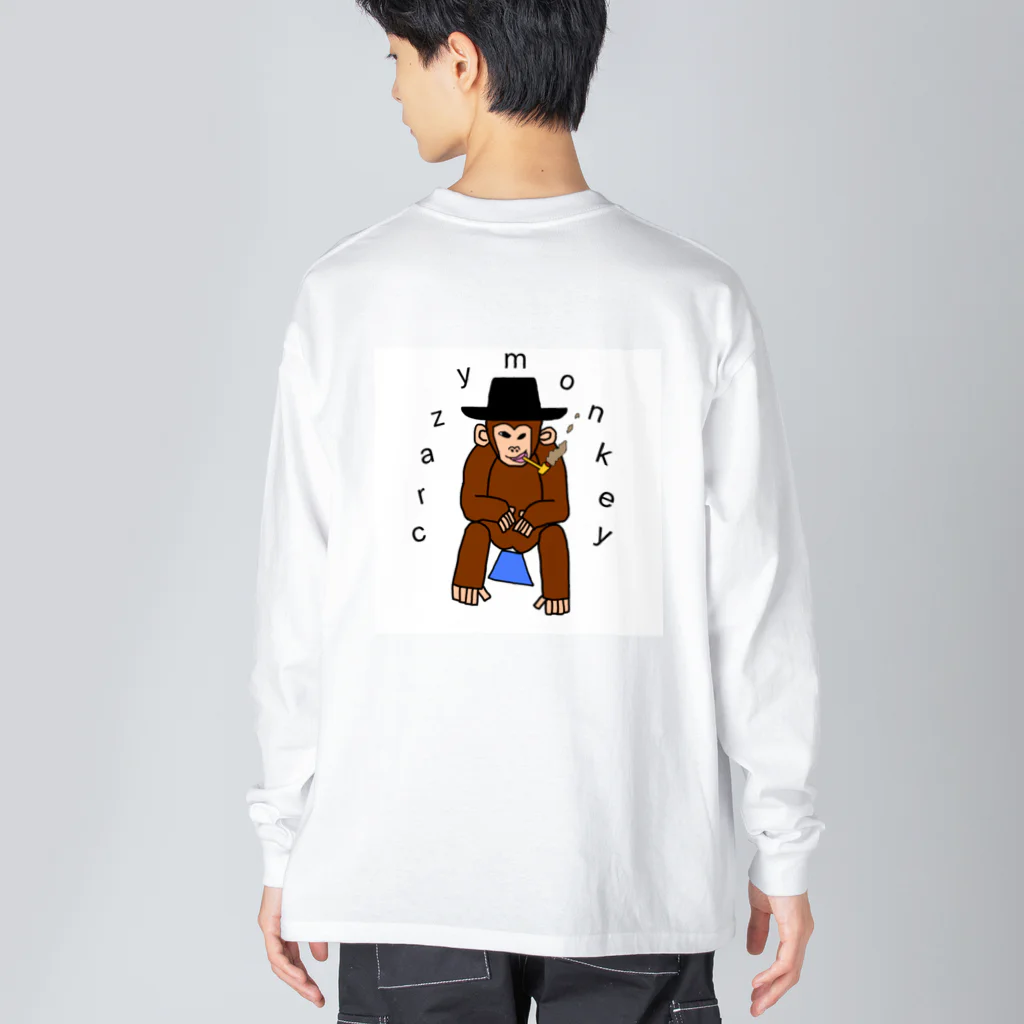 crazy monkeyのcrazy monkey ビッグシルエットロングスリーブTシャツ