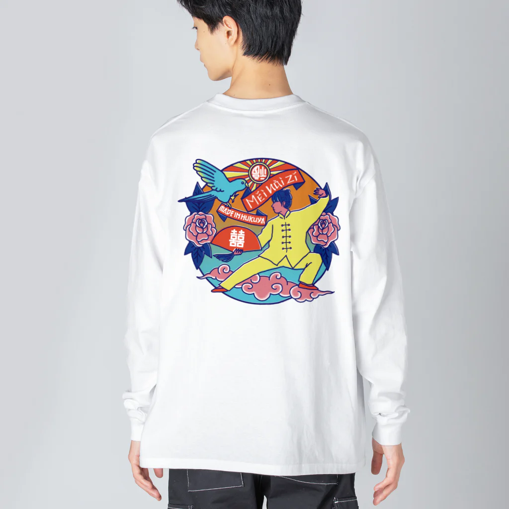 福屋のMěi nài zǐ Big Long Sleeve T-Shirt