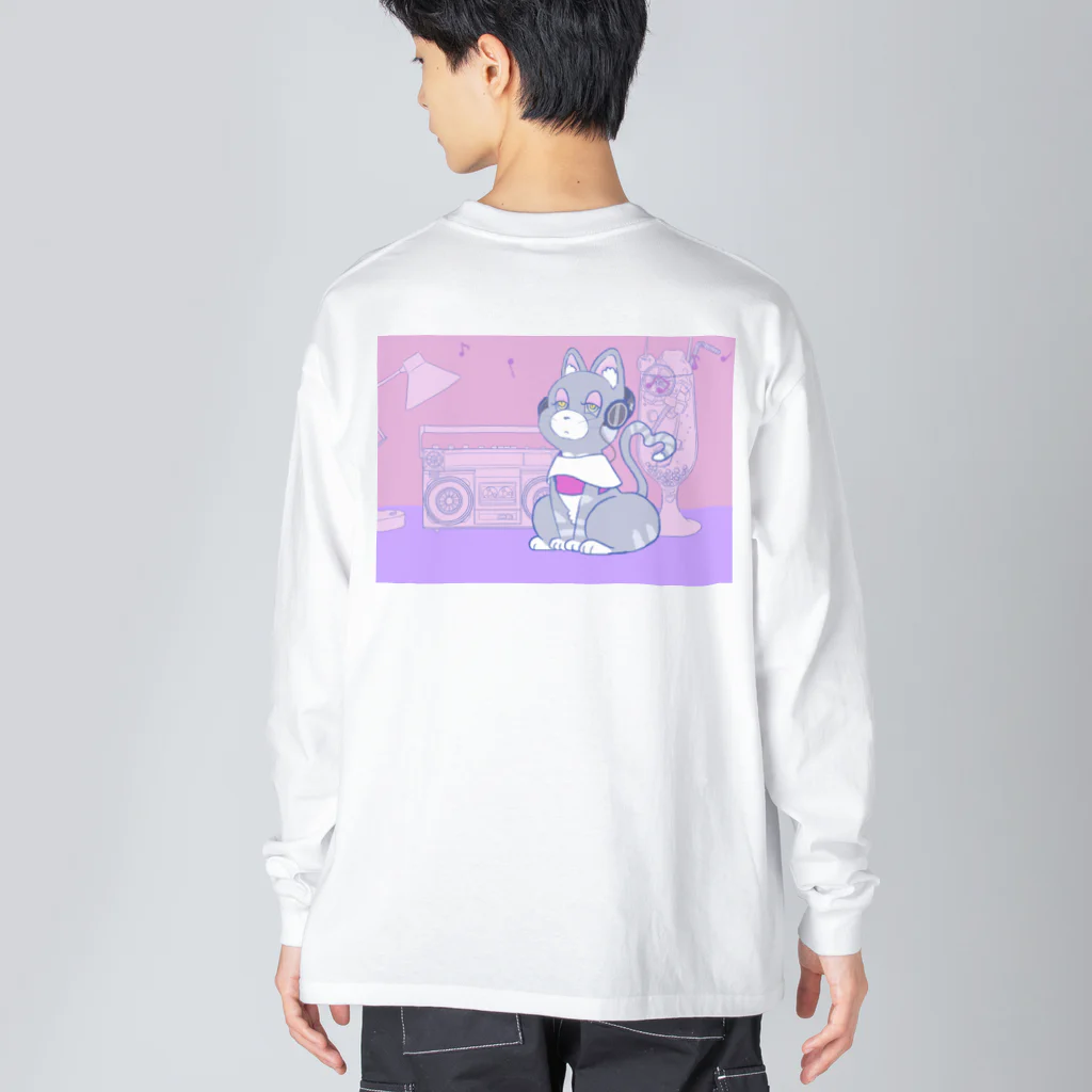 下町のお猫はんのTATAの休日 Big Long Sleeve T-Shirt